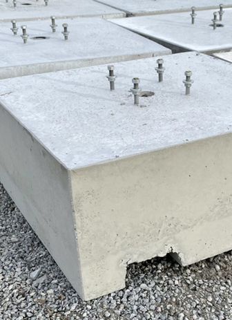 Mobil betonfundament